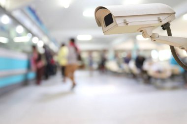 CCTV kamera dijital video kayıt cihazı hastanede.