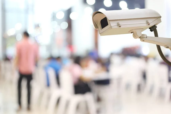 CCTV Camera Record on blur background of people in the Shopping — Stock Photo, Image