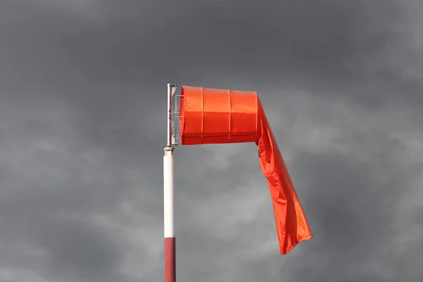 Wind sock of equipment check the wind blow direction in day time