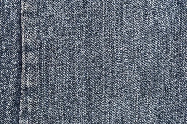 Fabric pattern seam texture of denim or blue jeans. — Stock Photo, Image