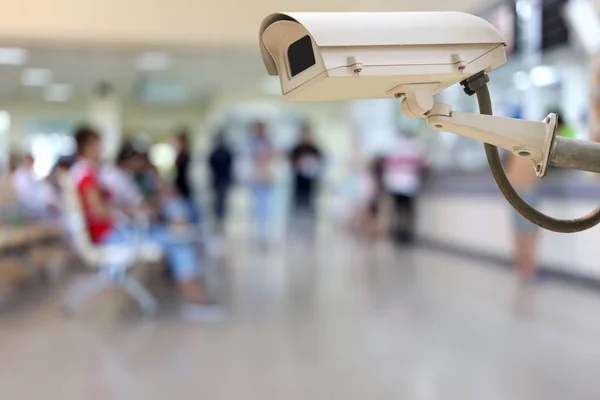 CCTV камери цифровий відеомагнітофон в лікарні. — стокове фото