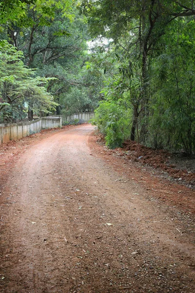 Markvägen För Väg Landsbygden Thailand — Stockfoto