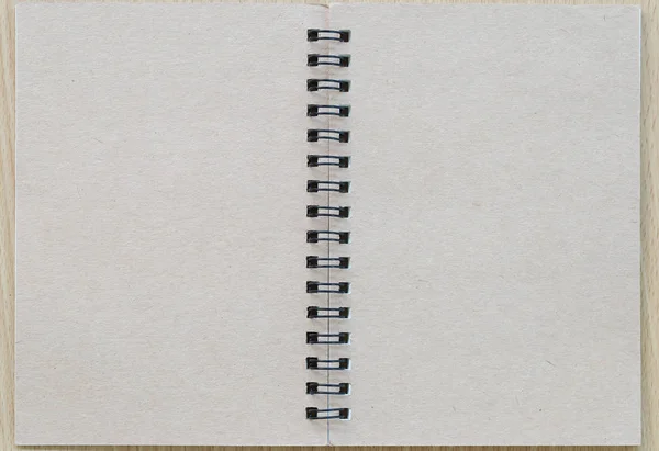 Libro Notas Gris Vacío Para Fondo Diseño — Foto de Stock
