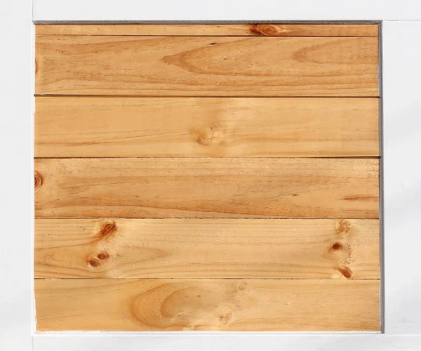 Brown Wood Background White Frame Wooden Design Your Work Backdrop — Stock Photo, Image