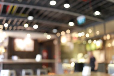 Restoran Cafe arka plan bulanıklık.