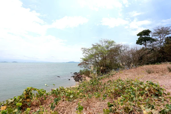 Côte Thaïlande Attraction Touristique Laem Sing Landmark Dans Province Chanthaburi — Photo