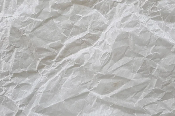 Textura de papel branco amassado. — Fotografia de Stock