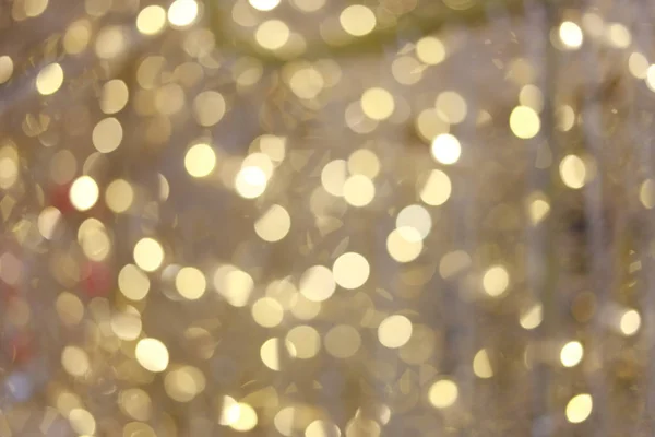 Or fond bokeh de lumières de Noël . — Photo