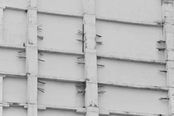 Paredes de concreto estão construindo de arranha-céu . — Fotografia de Stock