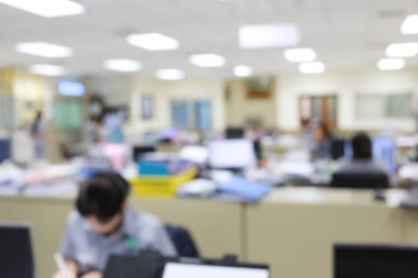 İç Office arka plan bulanıklık.