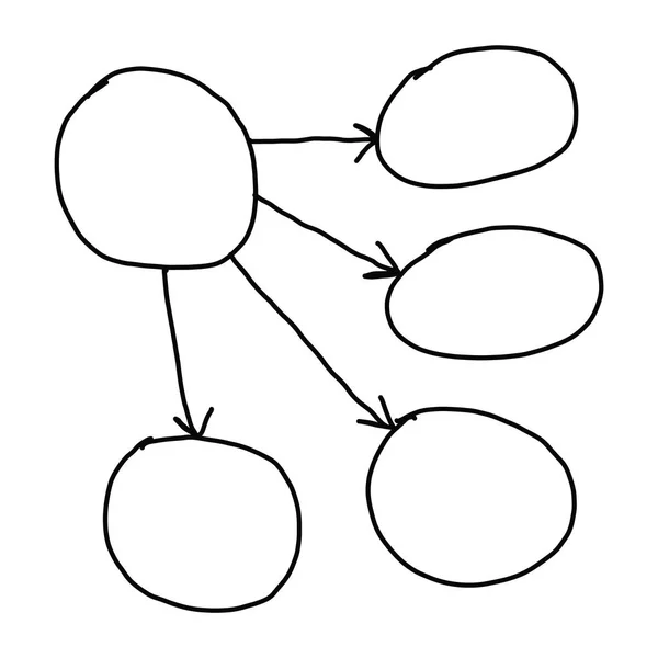 El grafik semboller geometrik şekiller çizim işadamı — Stok fotoğraf