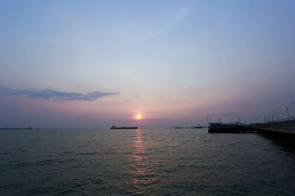 Esti naplemente a tengeren. — Stock Fotó
