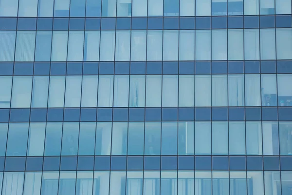 Vidro azul de edifícios altos de negócios . — Fotografia de Stock