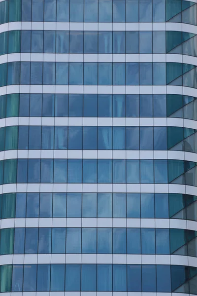 Vidro azul de edifícios altos de negócios . — Fotografia de Stock