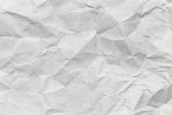 Crumpled white paper textura fundo. — Fotografia de Stock