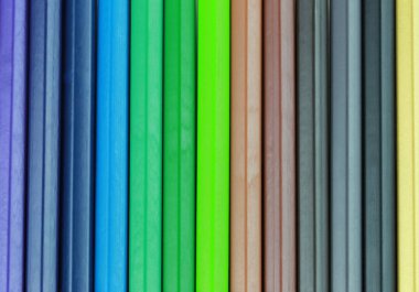 Renkli mum boya arka plan yüzeyi.