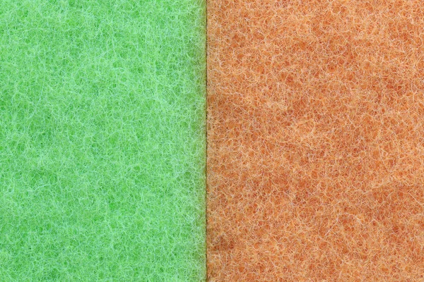 Orange mix Vert Fibres plastiques Texture fond . — Photo