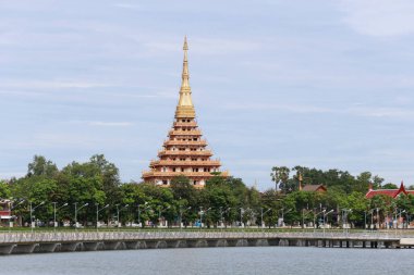 WAT Nong wang ve bueng gün zamanlı Kaennakorn lagün görüntülemek.