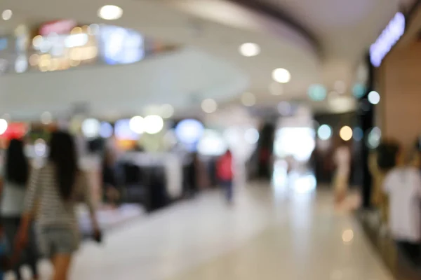 Centro comercial borroso o grandes almacenes indistintos . — Foto de Stock