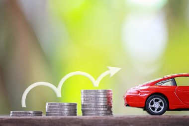 Otomotiv sektöründe yatırım kavramı.