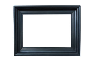 izole eski ahşap çerçeve.