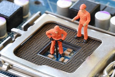 Madenciler anakart cpu Soket üzerinde çalışıyor.