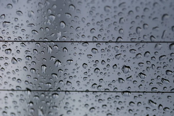 Droplets on the windshield. — Stock Photo, Image