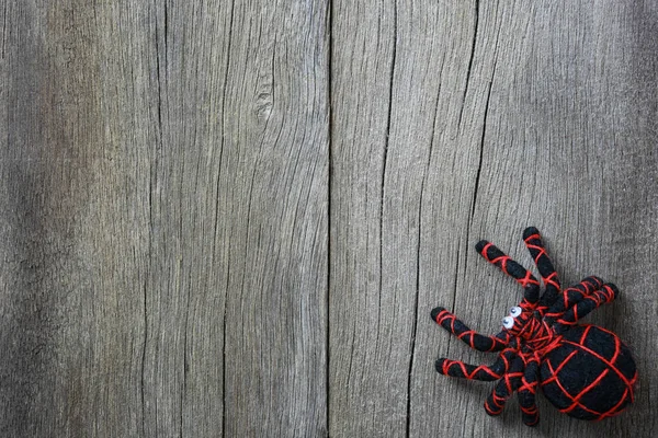 Bambola ragno su sfondo di legno vecchio . — Foto Stock