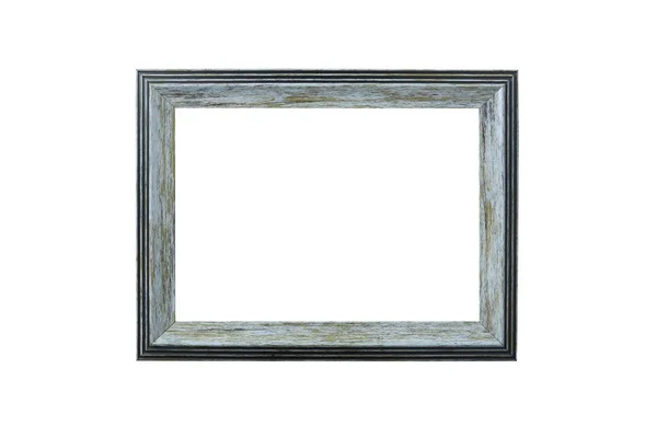 Old wooden frame isolated. — Stock Photo, Image