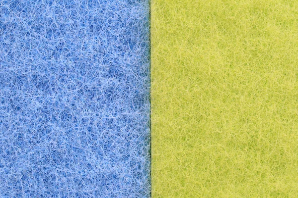 Yellow mix Blue Plastic fibers Texture background.