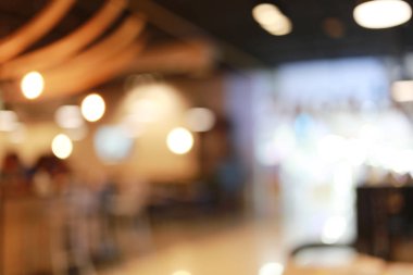 Restoran Cafe arka plan bulanıklık.