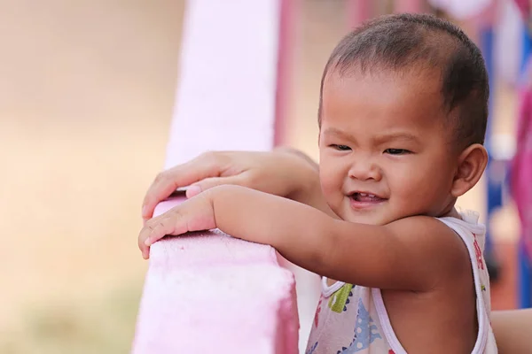 Face Asian Child Boy Who Year Old Concept Health Growth — Stock Photo, Image