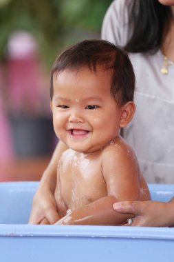 Asya Bebek Banyo Havzası, sağlık ve büyüme kavramı.