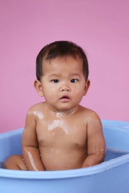 Asya Bebek Banyo Havzası, sağlık ve büyüme kavramı.