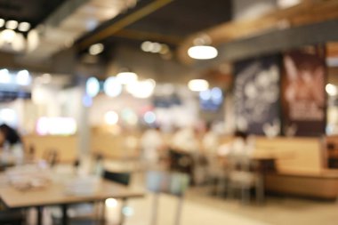 Restoran Cafe arka plan bulanıklık.