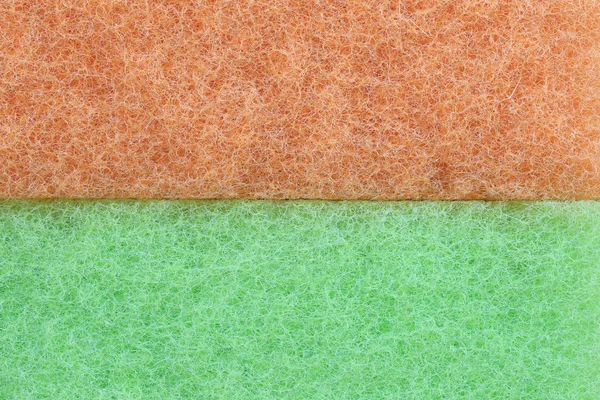 Naranja mezcla verde fibras de plástico Textura de fondo . —  Fotos de Stock