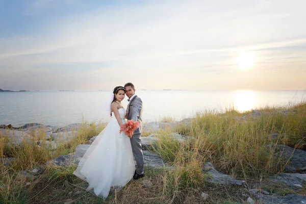 Öncesi Düğün Fotoğrafçılığı Konumu Sichang Adası Konumlar Chonburi Tayland Asya — Stok fotoğraf