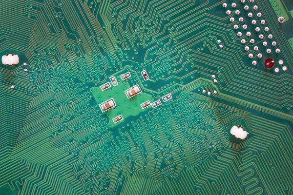 Computer motherboard of details. — Stock Photo, Image