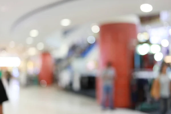 Centro comercial borroso o grandes almacenes indistintos . — Foto de Stock