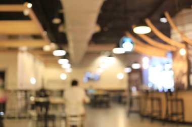 Restoran Cafe arka plan bulanıklık.