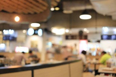 Restoran Cafe arka plan bulanıklık.