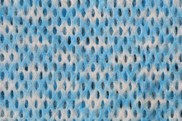 Textur des blauen schmutzigen Stoffhintergrundes. — Stockfoto