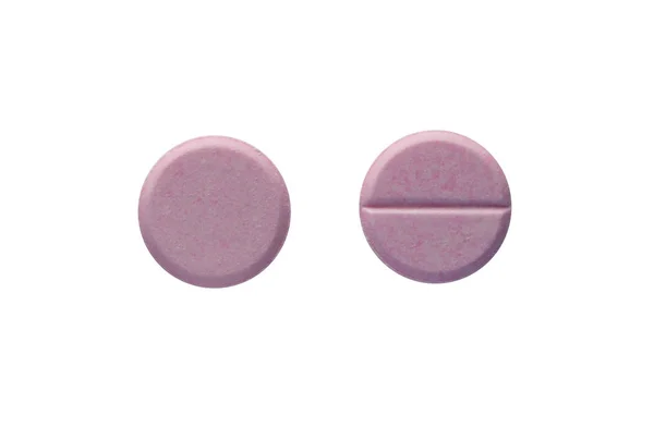 Purple Pill isolated on white background. — Stock Photo, Image