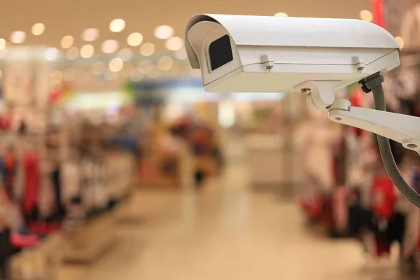 Övervakningskameror i shopping gallerior och har kopia utrymme. — Stockfoto