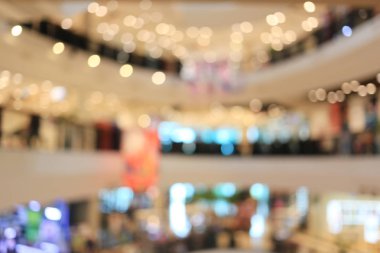 Alışveriş arka plan bulanıklık.