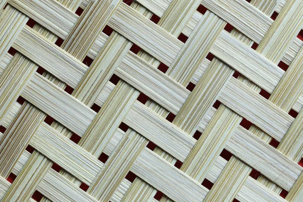 Textura de fondo de cesta de tejido de bambú . — Foto de Stock