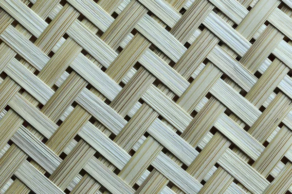 Textur av bambu väva korg bakgrund. — Stockfoto