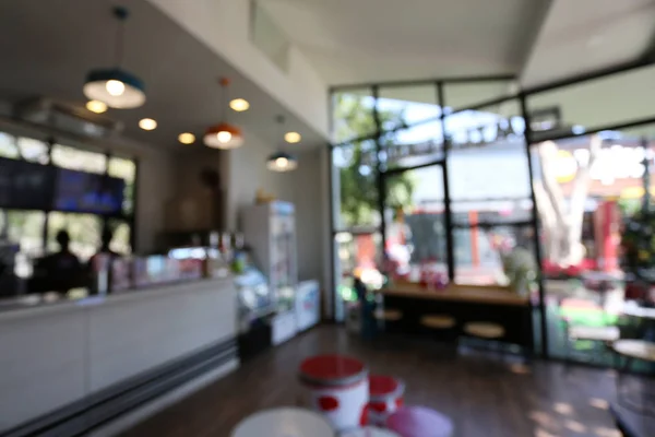 Desfocado o interior do café, Blur café backg abstrato — Fotografia de Stock