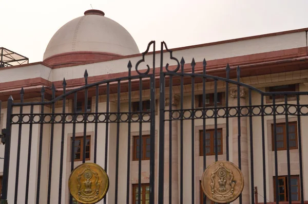 Ανώτατο Δικαστήριο Της Ινδίας Στο Νέο Δελχί Είναι Ένα Σύμβολο — Φωτογραφία Αρχείου