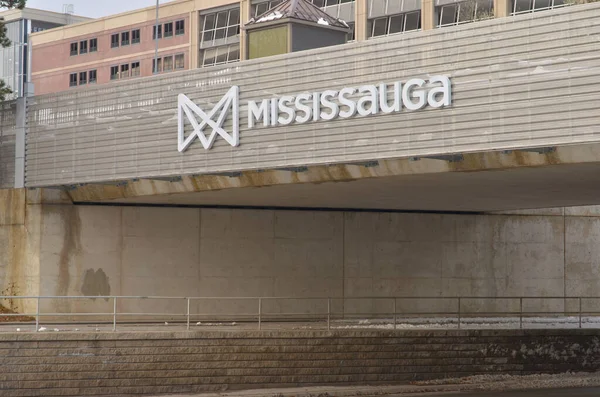 Mississauga Canada 2020 New Sign Logo Mississauga Sub Urban City — Stock Photo, Image